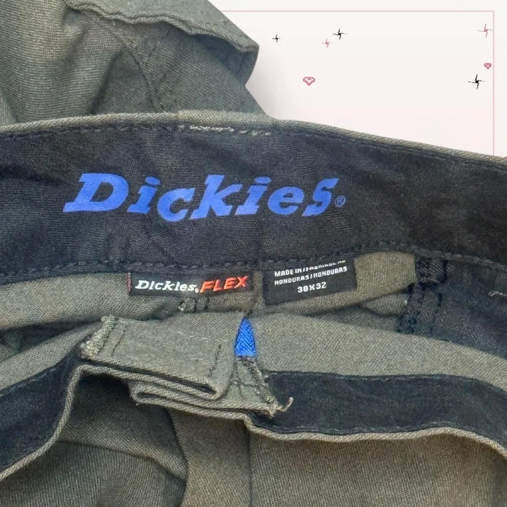 Olive green Dickies work pants